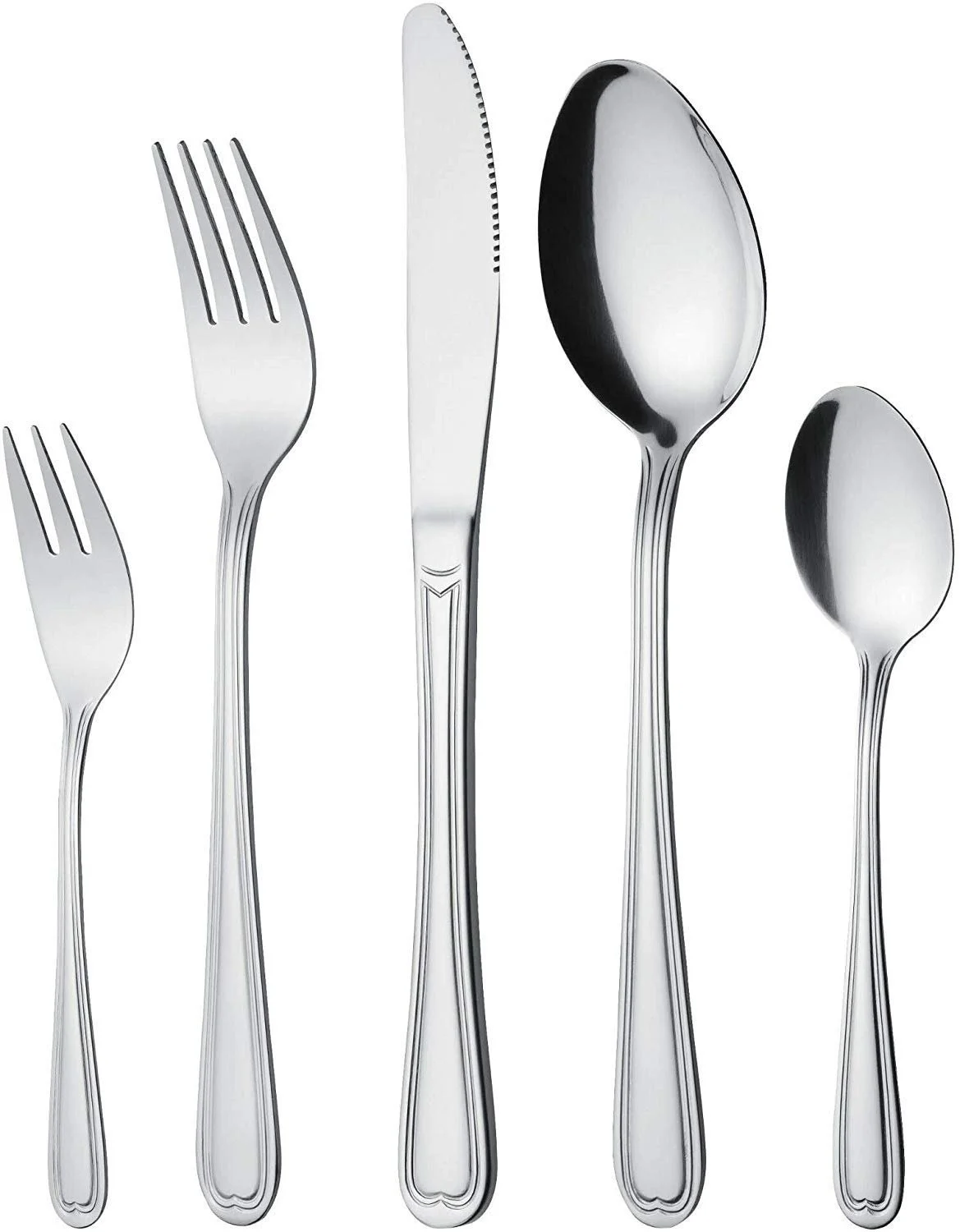 Набір столових приборів GRAEWE Salzburg для 12 осіб, нержавіюча сталь, без нікелю, полірований вручну, можна мити в посудомийній машині, фото №3