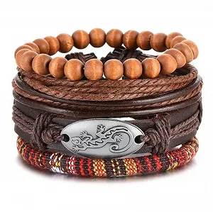 Набір браслетів з екошкіри Саламандра - Фото 1