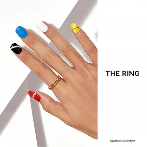 Фольга для ногтей NAILOG UV Hardening The Rings самоклеящиеся полоски 34 шт. synthetic.ua - Фото 1
