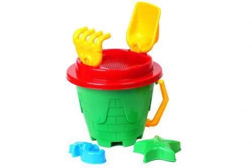 Набор песочный Замок Технок зелёный, фото №1