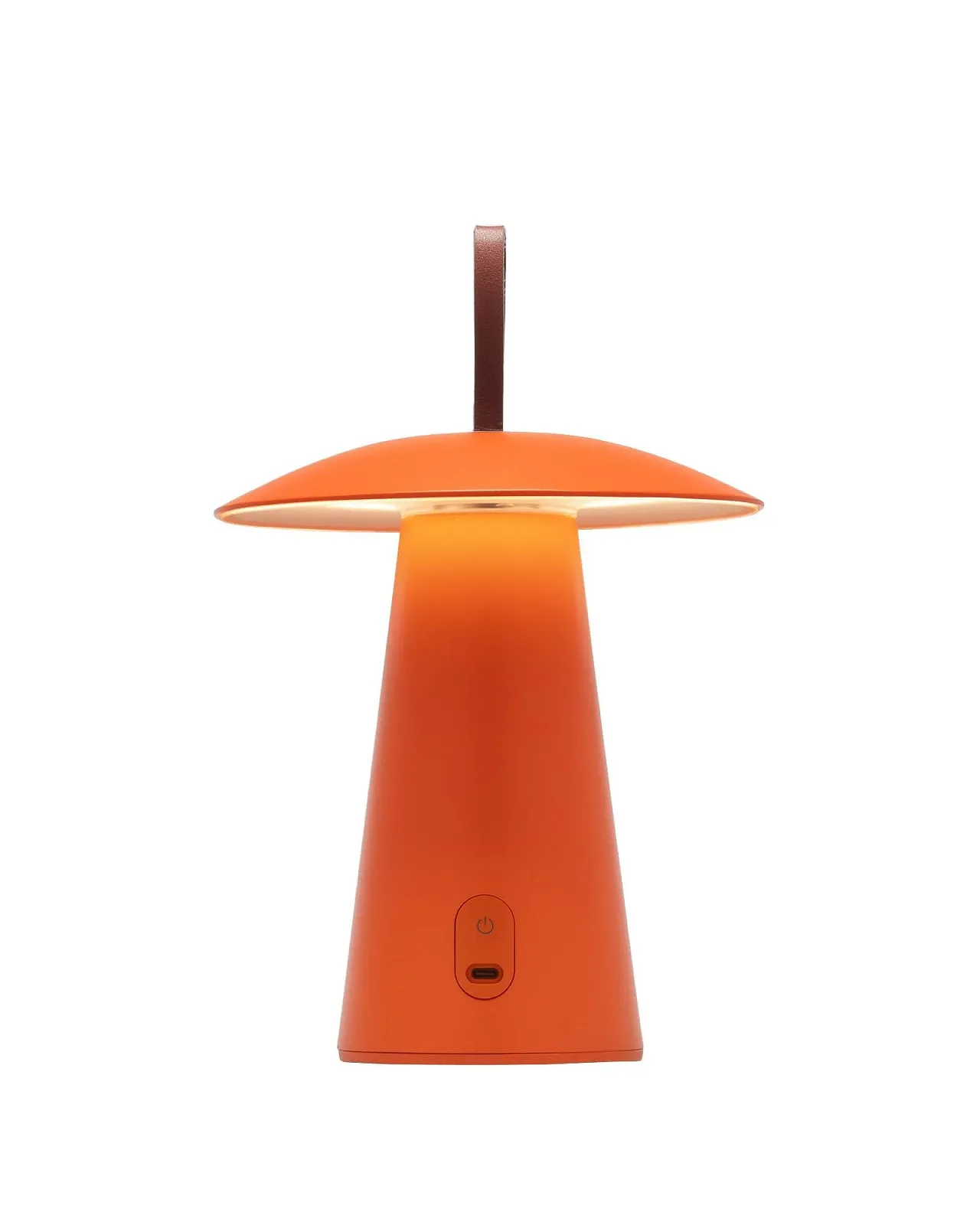 Настільна лампа LUUK Studio Rechargeable LED Dimmable Touch Mushroom Orange, фото №1