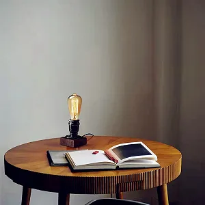 Настільна лампа XIHOME Industrial Steampunk Vintage Style Iron Retro E27 synthetic.ua - Фото 1