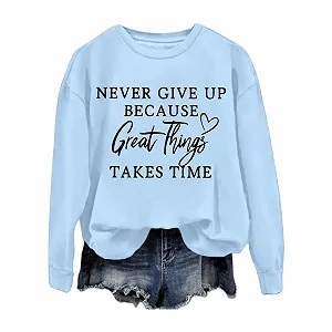 Пуловер Qzeanxy Женский Круглый вырез Осень Зима Повседневные топы с длинными рукавами Классический Базовый Круглый вырез Толстовка Элегантная Базовая рубашка с длинными рукавами Спортивный пуловер без капюшона - Фото 1