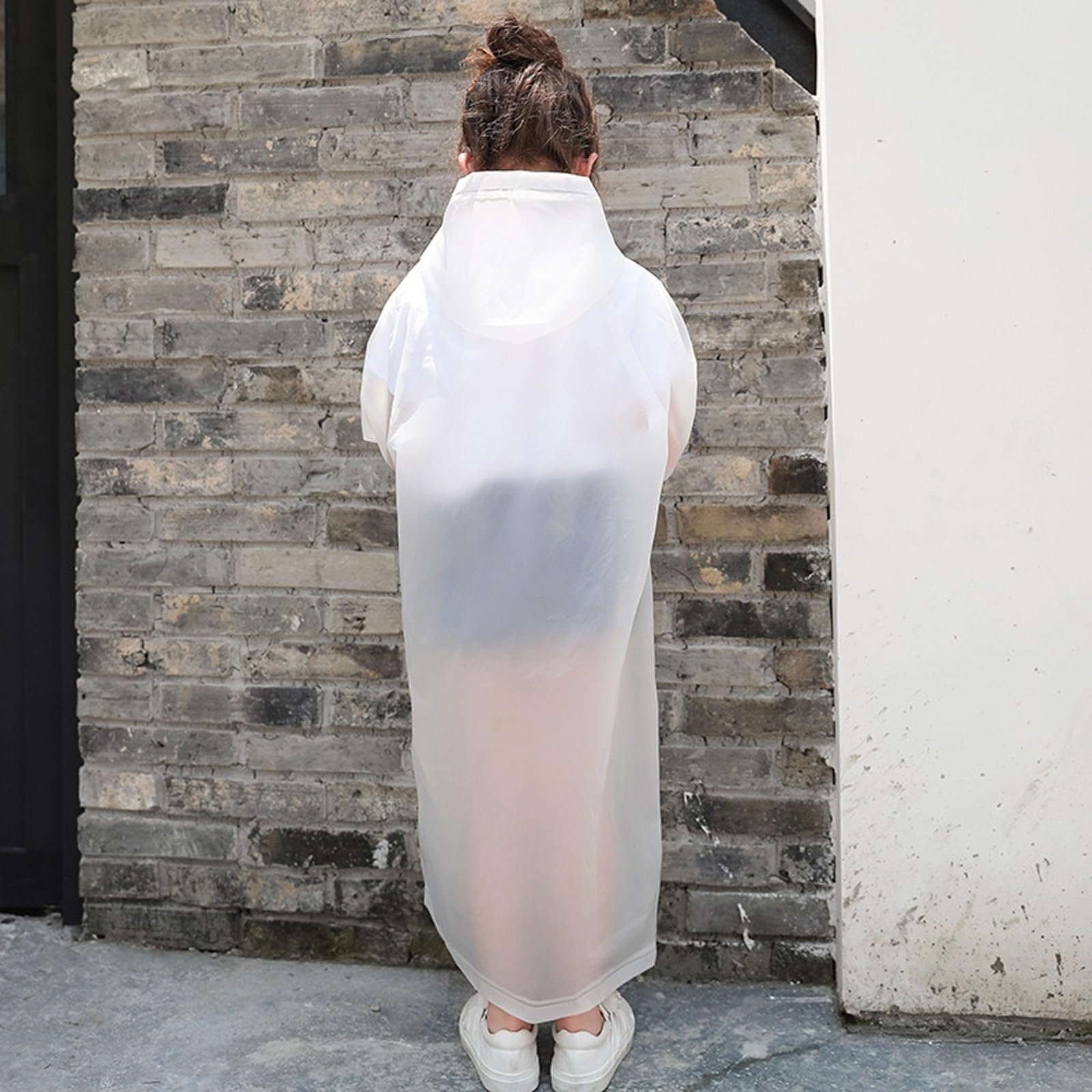 Дождевик Детский для девочек и мальчиков Ветрозащитный Длинный Тонкий для защиты от солнца Прочный Softshell для семейных путешествий, походов и фестивалей, фото №4 Дождевик Детский для девочек и мальчиков Ветрозащитный Длинный Тонкий для защиты от солнца Прочный Softshell для семейных путешествий, походов и фестивалей, фото №4