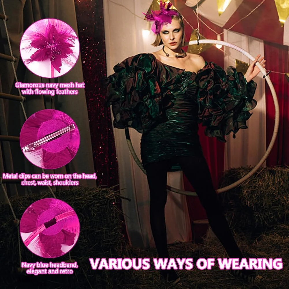 Обруч Larfraecy Вінтажний обруч-капелюшок, фото №3