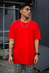 Оверсайз футболка Without 20 red - Фото 1