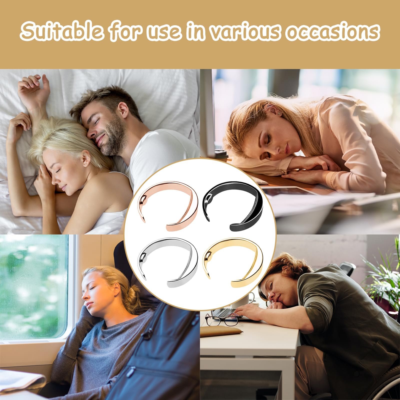 Кільце проти хропіння регульоване, 4 шт. Легке кільце, фото №6 Кільце проти хропіння регульоване, 4 шт. Легке кільце, фото №6