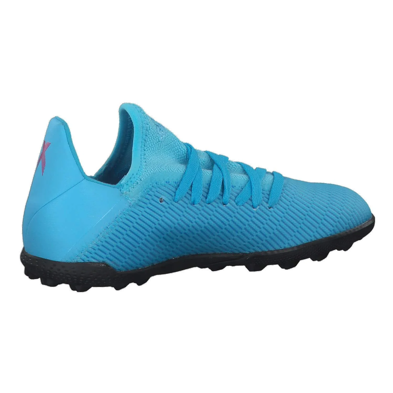 Футбольні бутси adidas X 19.3 Tf J блакитного кольору, фото №7