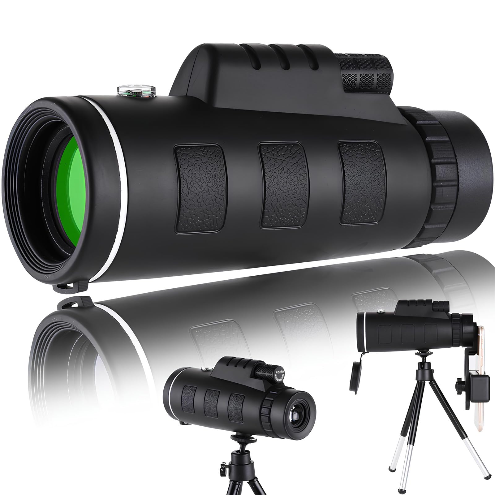 Монокуляр Zoom HD 40x60 с призмой BAK4 и линзой FMC с креплением и штативом, фото №4