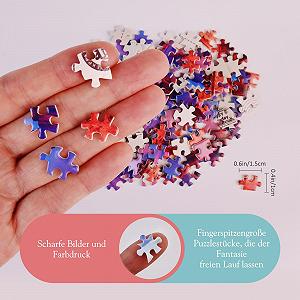 Набір пазлів MISITU Mountain Scenery 4 шт. по 150 елементів міні для дорослих synthetic.ua - Фото 1