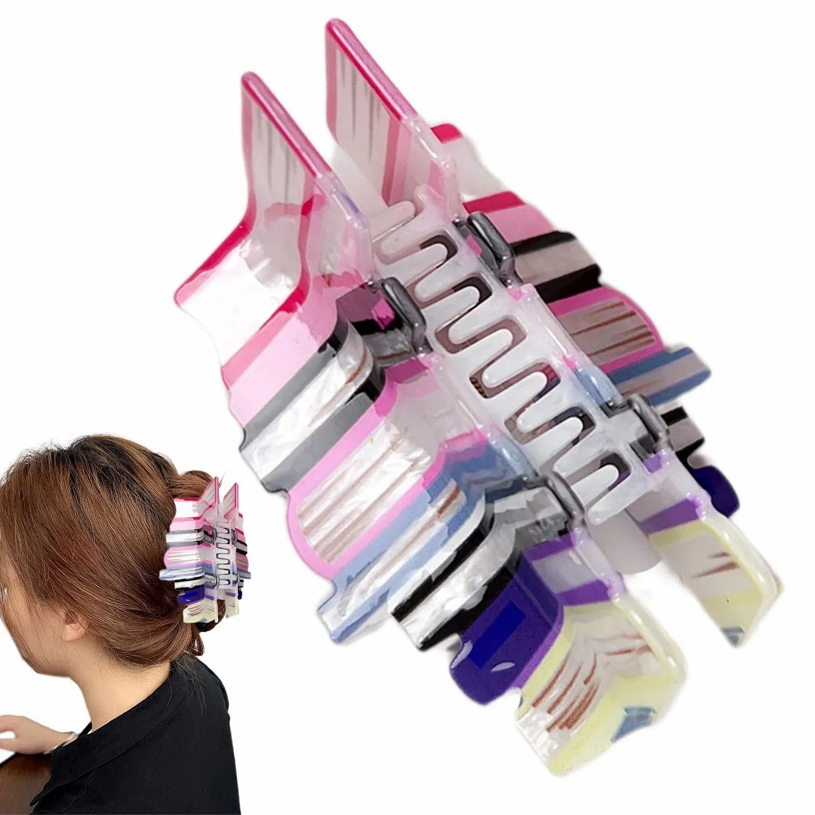 Заколки для волос Книга Акриловые в форме книги Аксессуары для волос для тонких волос, фото №7