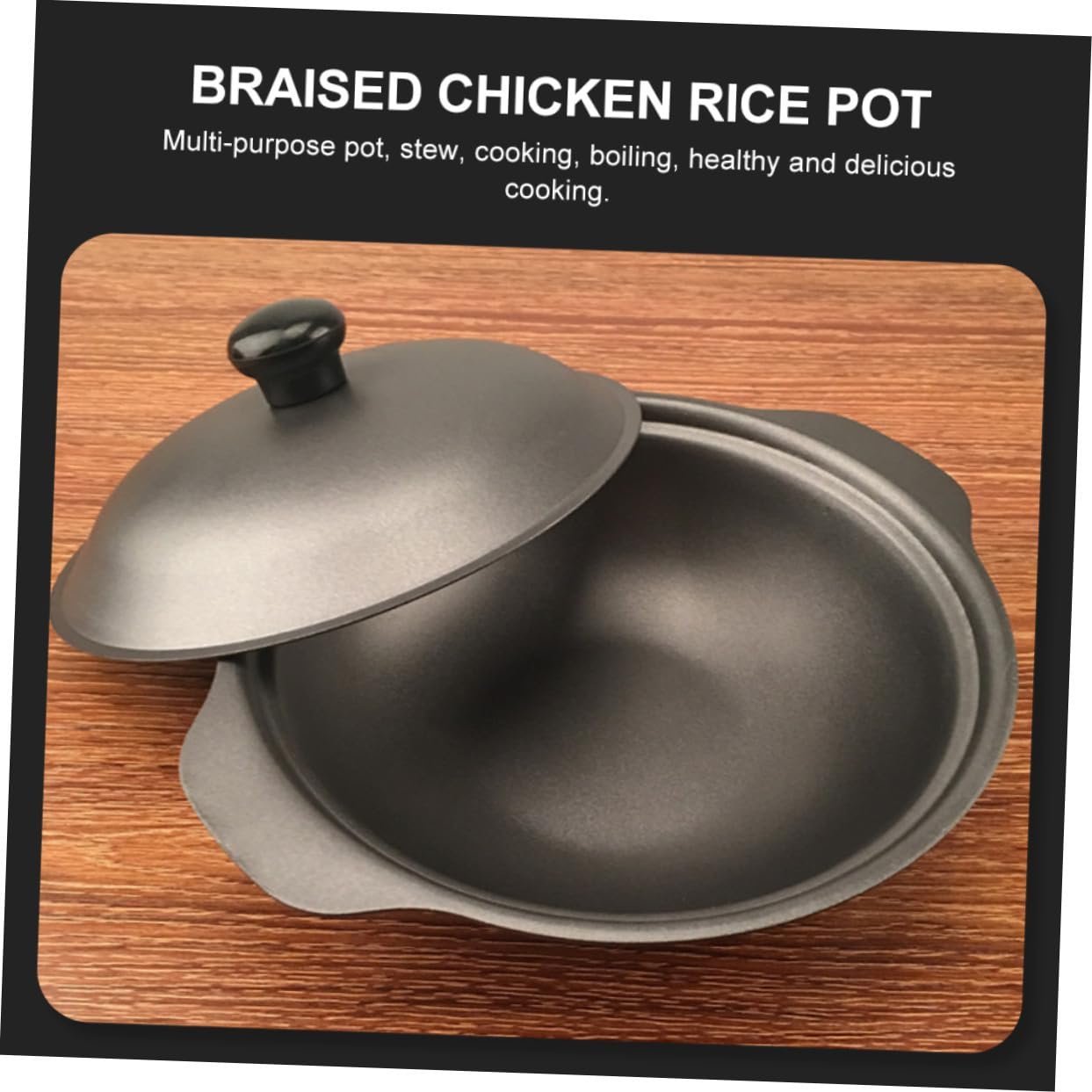 Жаровня Toyvian чавунна емальована вентильована з кришкою, фото №4 Жаровня Toyvian чавунна емальована вентильована з кришкою, фото №4