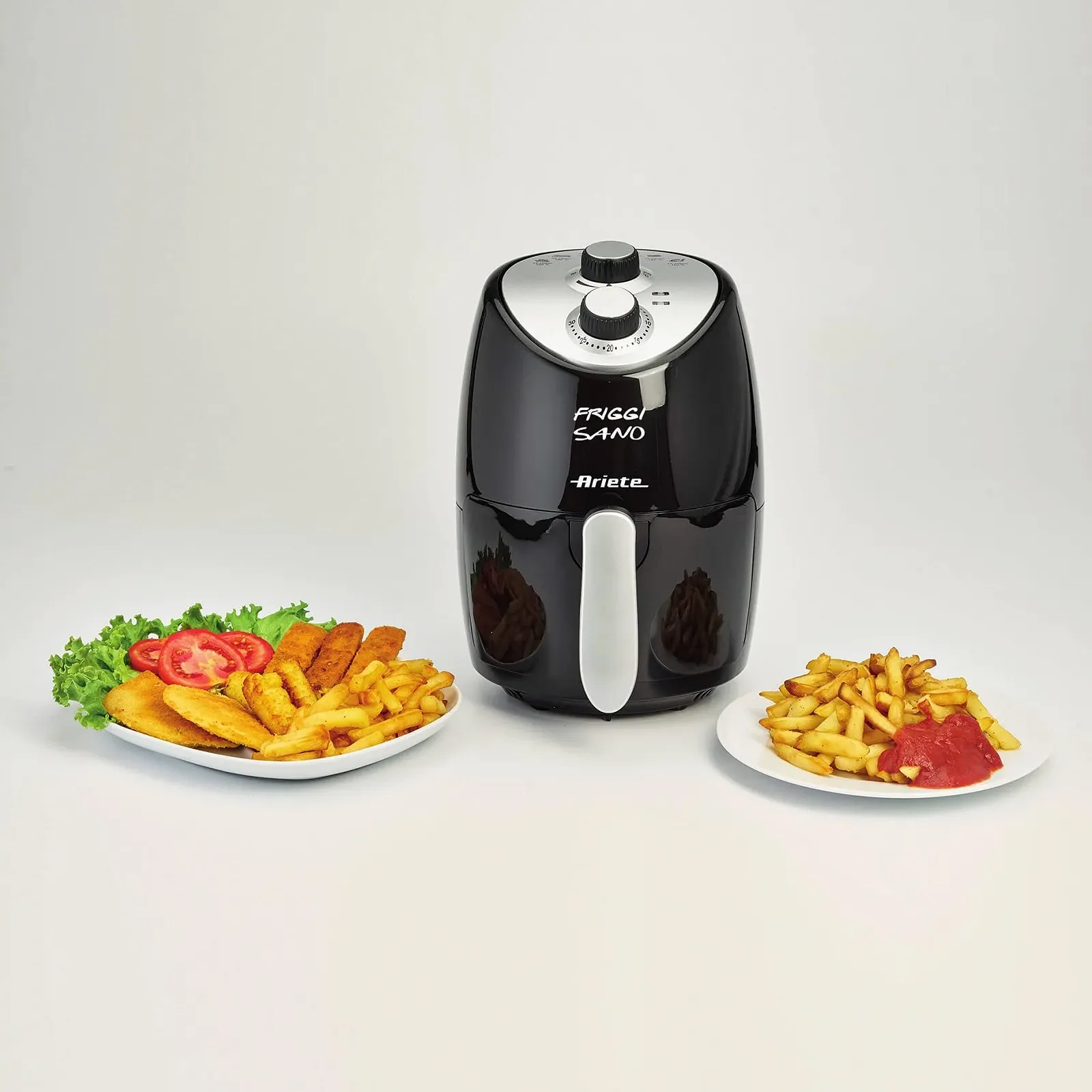 Мультипечь Ariete Airy Fryer Compact 4617 2 L 1000 W 200 °C Black, фото №6 Мультипечь Ariete Airy Fryer Compact 4617 2 L 1000 W 200 °C Black, фото №6
