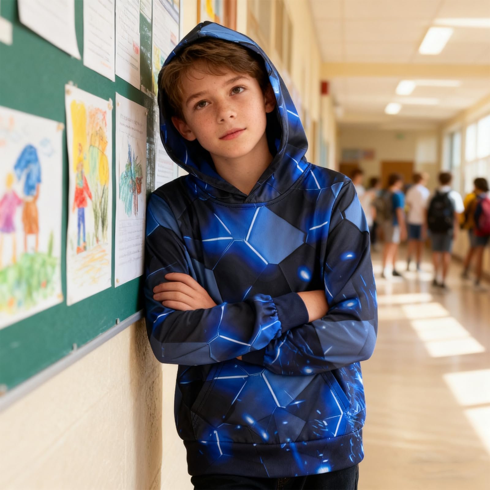 Худі Newistar для хлопчиків та дівчаток, 3D-друк, унісекс, фото №4