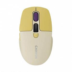 Купить Мышка Canyon MW-26 LCD Silent Wireless/Bluetooth Yellow (CNS-CMSW26Y) - Фото 1 Мышка Canyon MW-26 LCD Silent Wireless/Bluetooth Yellow (CNS-CMSW26Y) - Фото 1