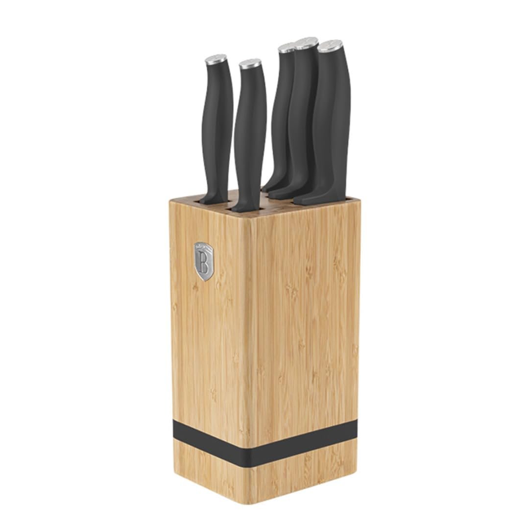 Набір ножів Berlinger Haus Bamboo BH-2968 6 предметів Anthracite, фото №6