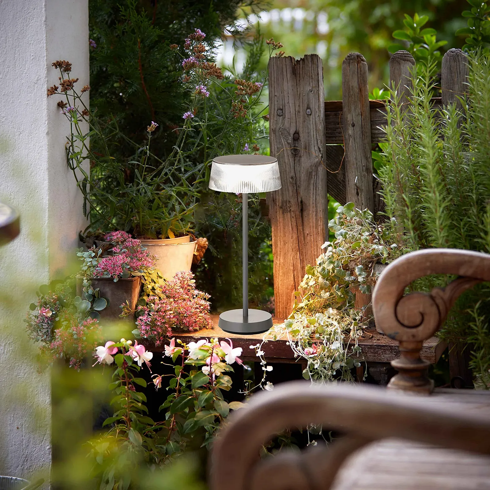 Світлодіодна настільна лампа Northpoint 2200 мАг з димером IP44 Циліндрична 36.5 см, фото №5