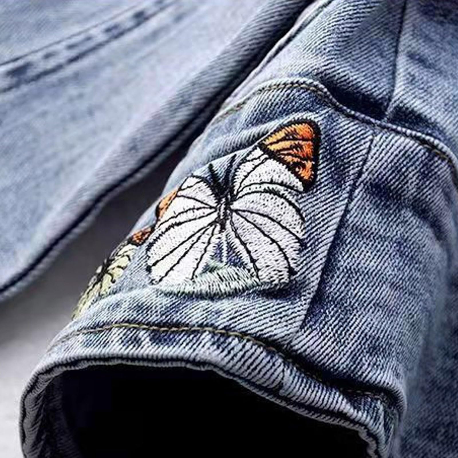 Джинсовая Куртка Женская Приталенная Cowgirl Куртка Тонкая Блузон Легкая Летняя Необычная Весенняя Длинный Рукав, фото №5 Джинсовая Куртка Женская Приталенная Cowgirl Куртка Тонкая Блузон Легкая Летняя Необычная Весенняя Длинный Рукав, фото №5