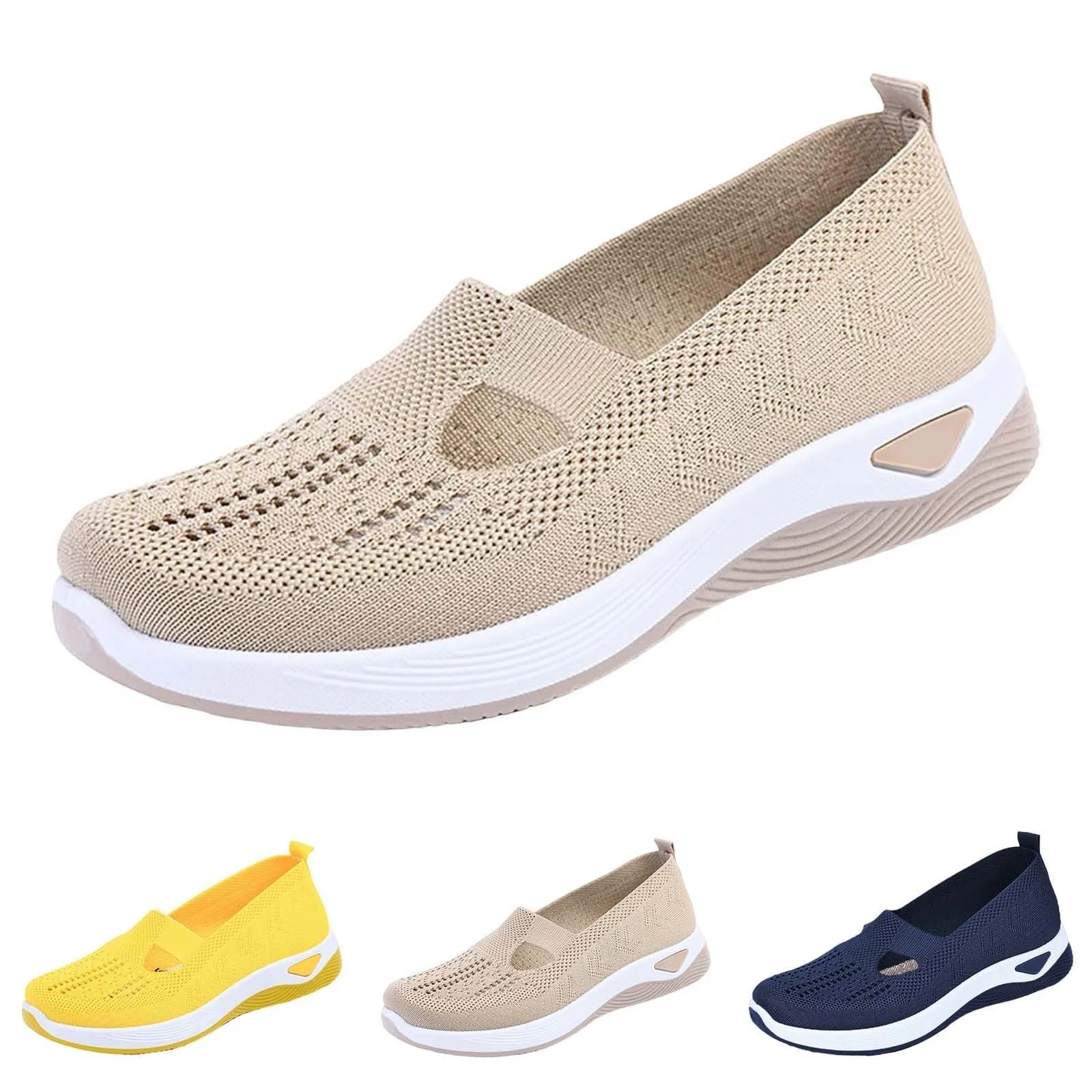 Ортопедические Кроссовки Gyaimxfu Женские Без шнуровки Платформа Легкие Удобные, фото №6 Ортопедические Кроссовки Gyaimxfu Женские Без шнуровки Платформа Легкие Удобные, фото №6