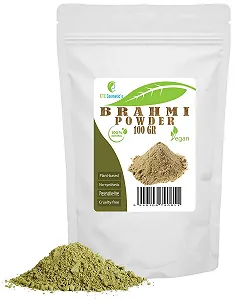 Порошок Брахмі - 100% Натуральний - Використовується для догляду за шкірою голови та шкіри, сприяє росту волосся - Фото 1