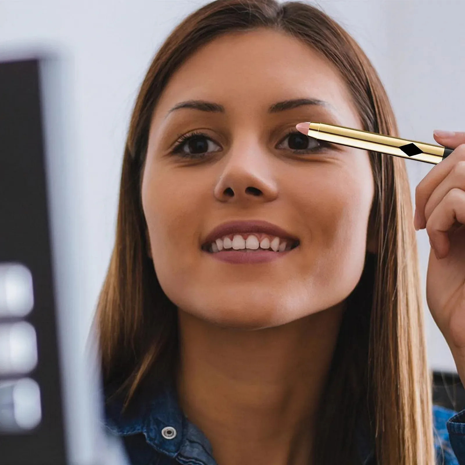 Тени-карандаш Lingjiong Двусторонний Водонепроницаемый, фото №3 Тени-карандаш Lingjiong Двусторонний Водонепроницаемый, фото №3