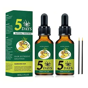 Сироватка Імбирна для Волосся Інтенсивний Догляд - Натуральний Еліксир для Росту Волосся (30 мл) (Дві Пляшки) - Фото 1