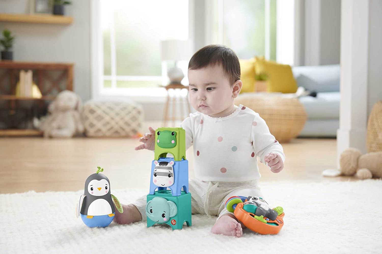 Подарочный игровой набор погремушек Fisher-Price Веселые развлечения HFJ93, фото №6