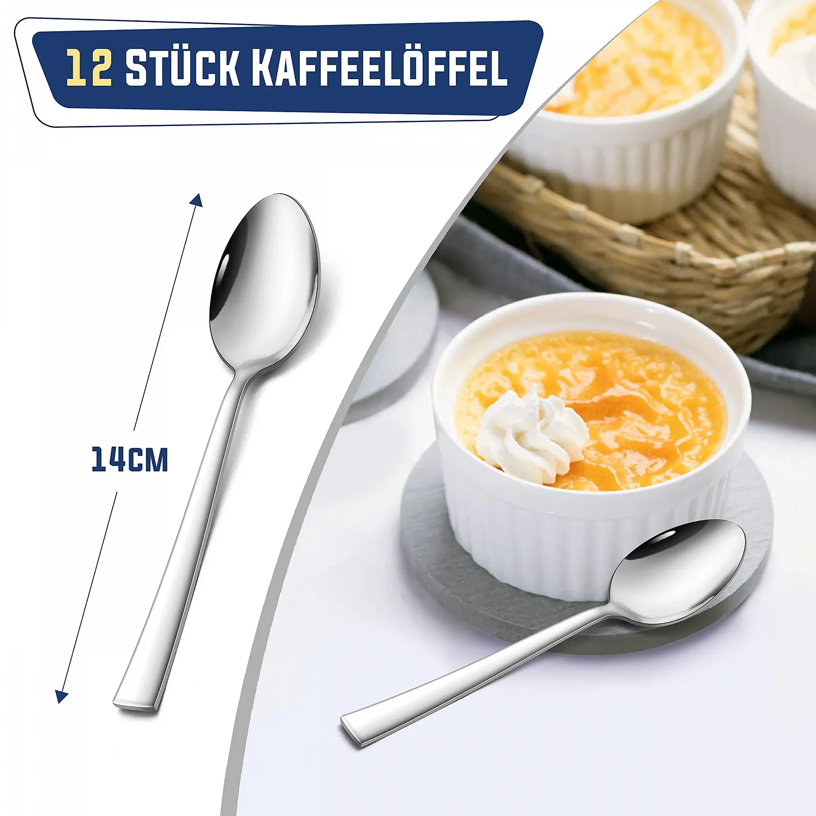Ложки для кави Herogo, 12 штук, фото №2