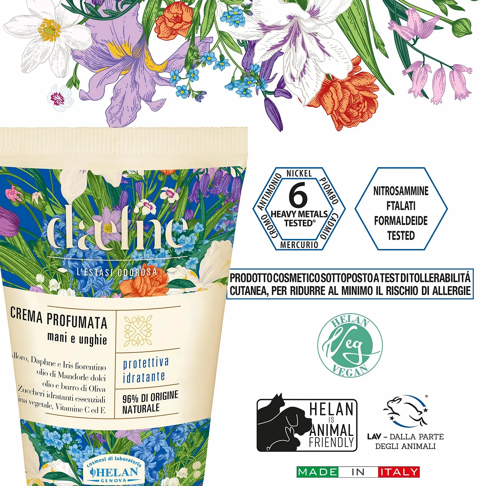 Крем Helan Daefne для рук та нігтів для сухої шкіри, фото №4 Крем Helan Daefne для рук та нігтів для сухої шкіри, фото №4