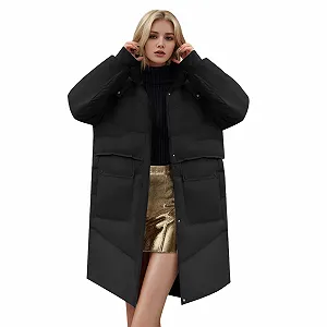 Пуховик Женская Куртка Длинная - Фото 1