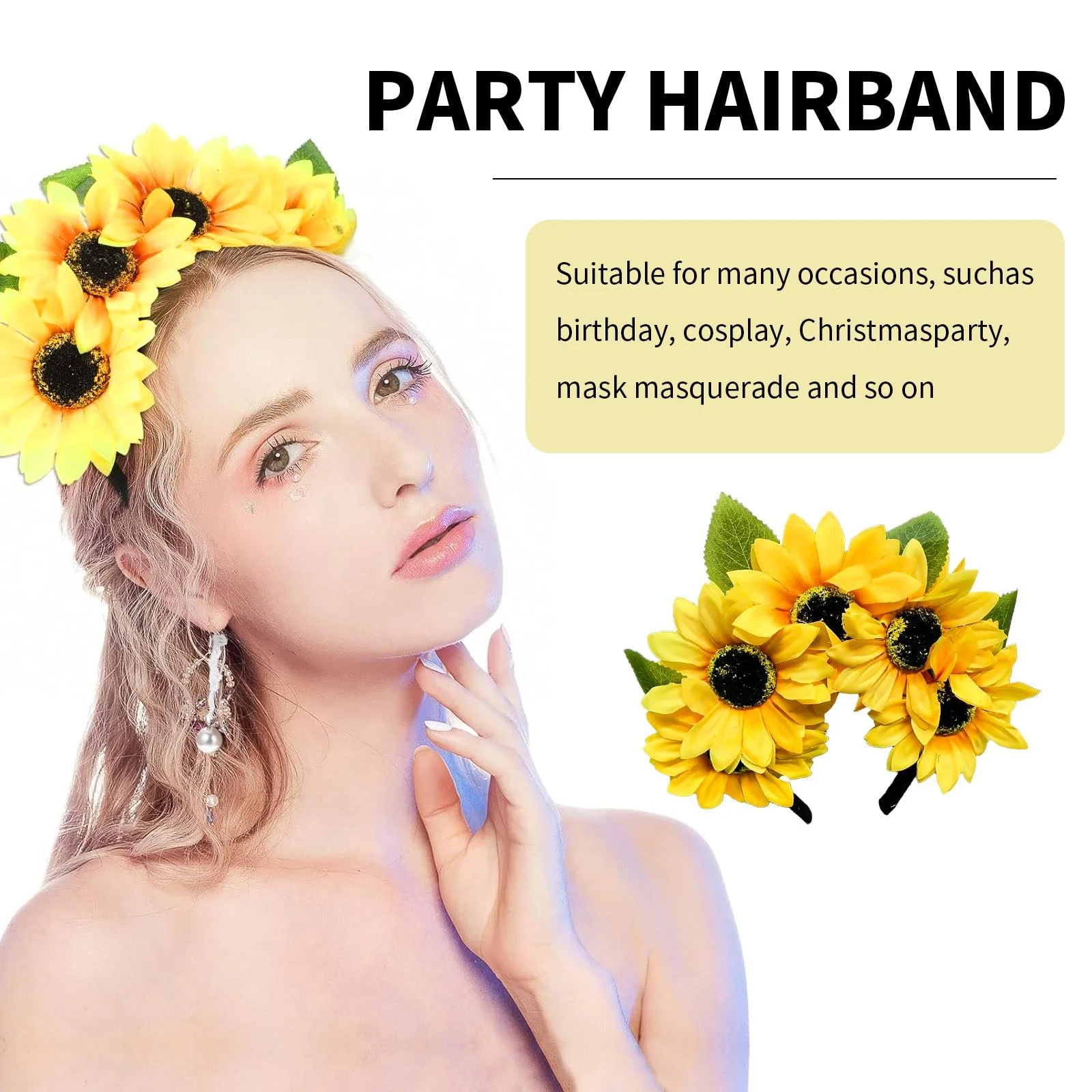 Обруч Подсолнечник 1 шт, фото №2