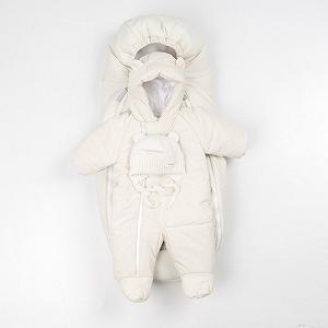 Зимовий комплект для новонародженого Baby молочний synthetic.ua - Фото 1