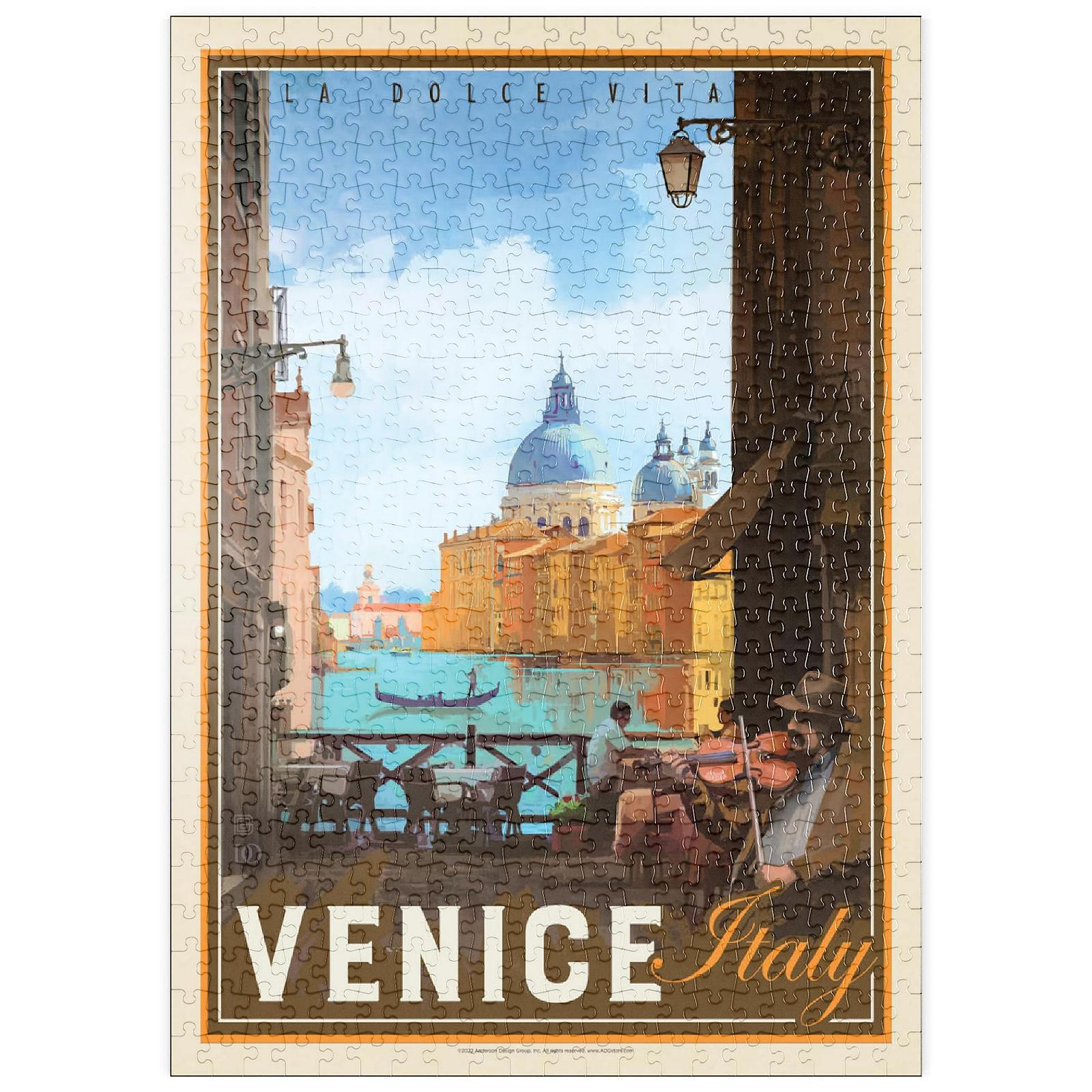 Пазл MyPuzzle Special Collection by Anderson Design Group Italy, Venice: La Dolce Vita, Vintage Poster 500 элементов, фото №1 Пазл MyPuzzle Special Collection by Anderson Design Group Italy, Venice: La Dolce Vita, Vintage Poster 500 элементов, фото №1