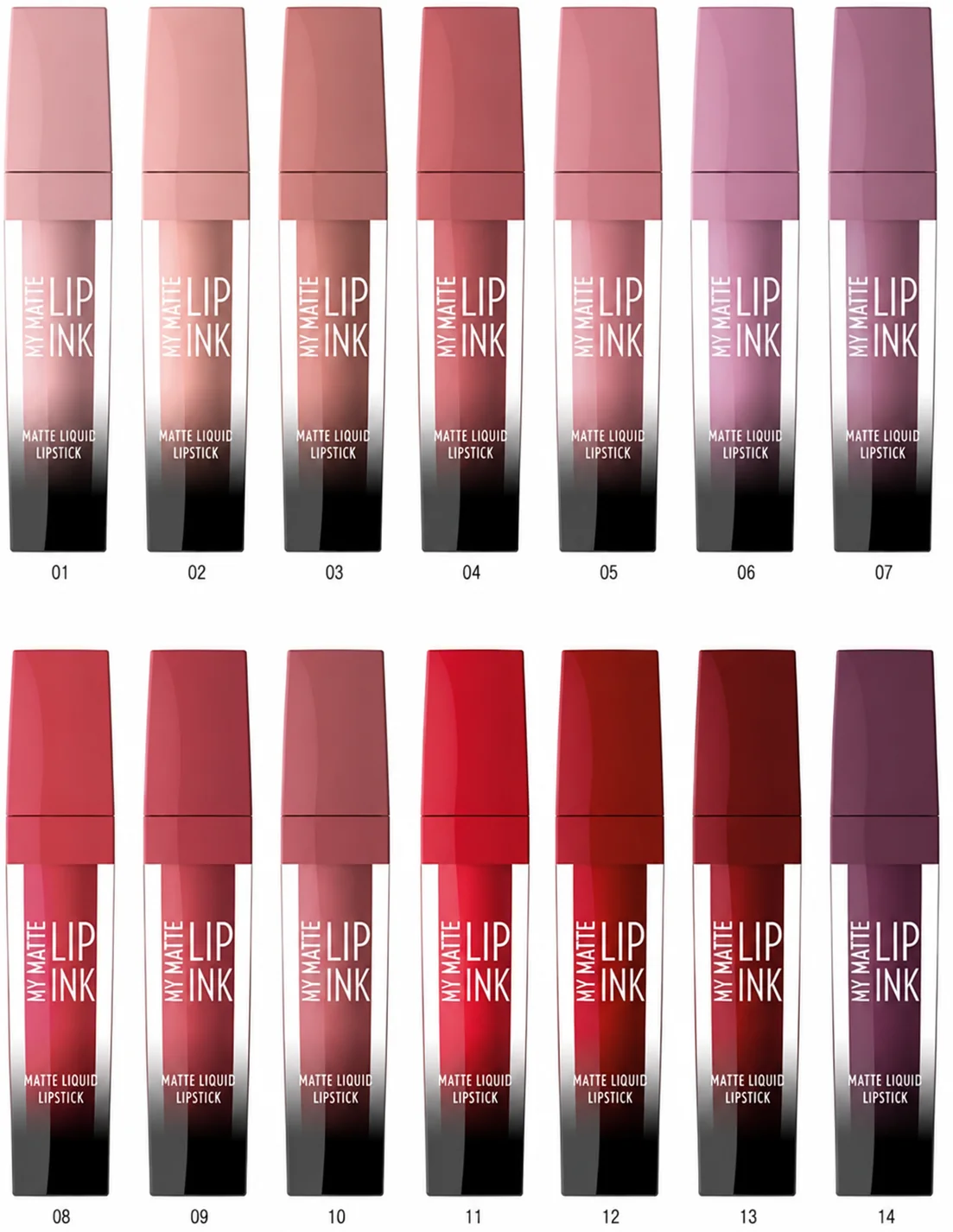 Рідка матова помада Golden Rose My Matte Lip Ink 01 5 мл, фото №2