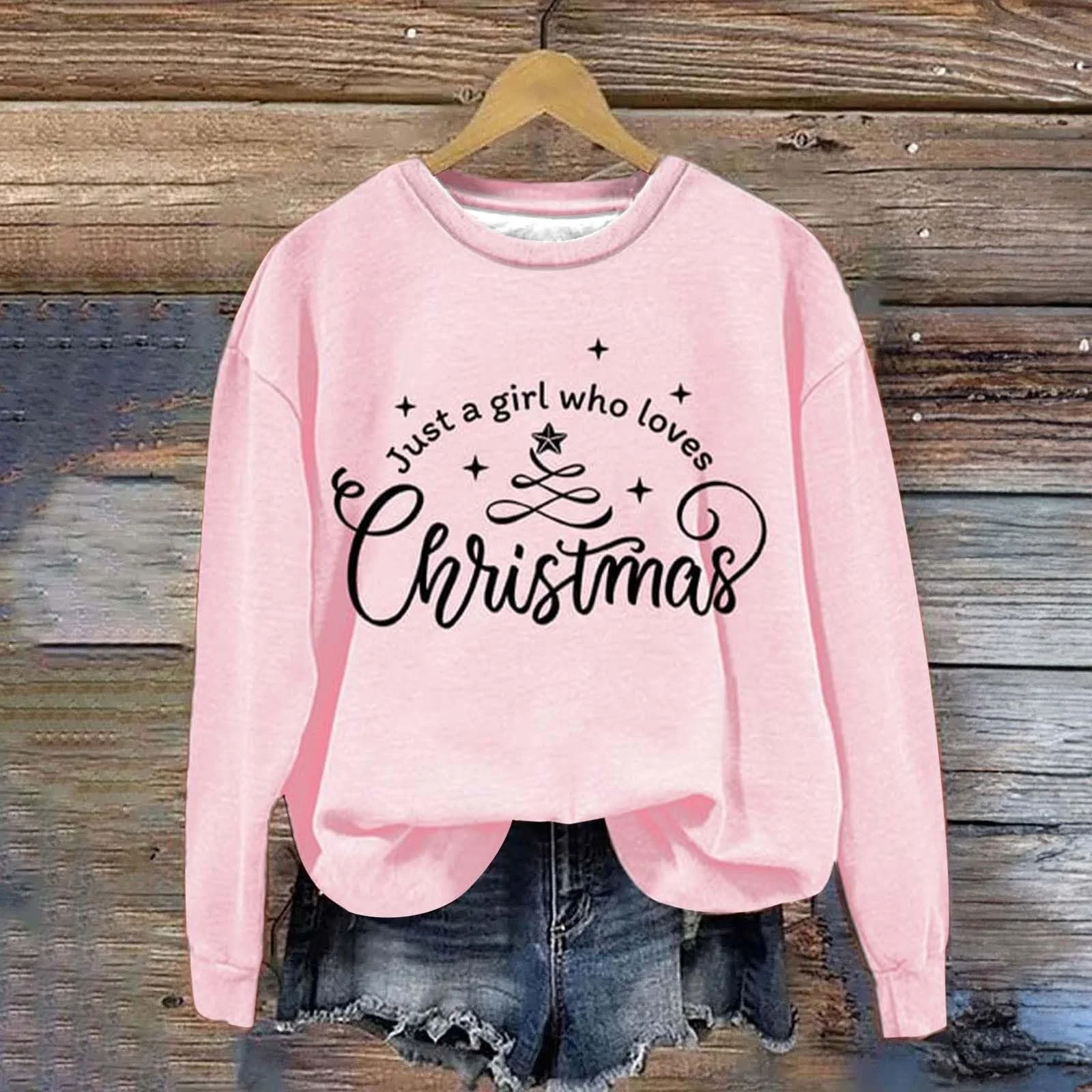 Женский Свитшот Christmas Принт, фото №3