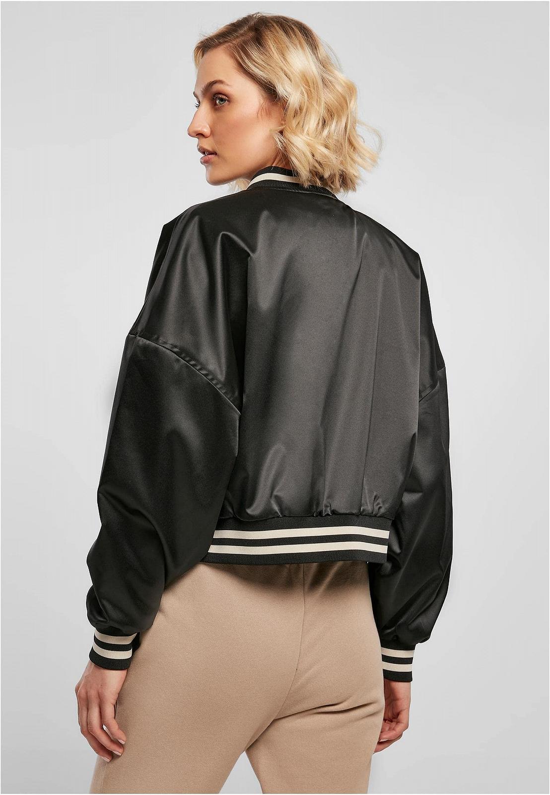 Куртка Urban Classics Коротка Oversized Satin College, фото №9