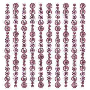 Стразы для ногтей Круглые Украшения для ногтей Вишневый цвет для ногтей Лицо и тело Плоская задняя часть для легкого нанесения synthetic.ua - Фото 1