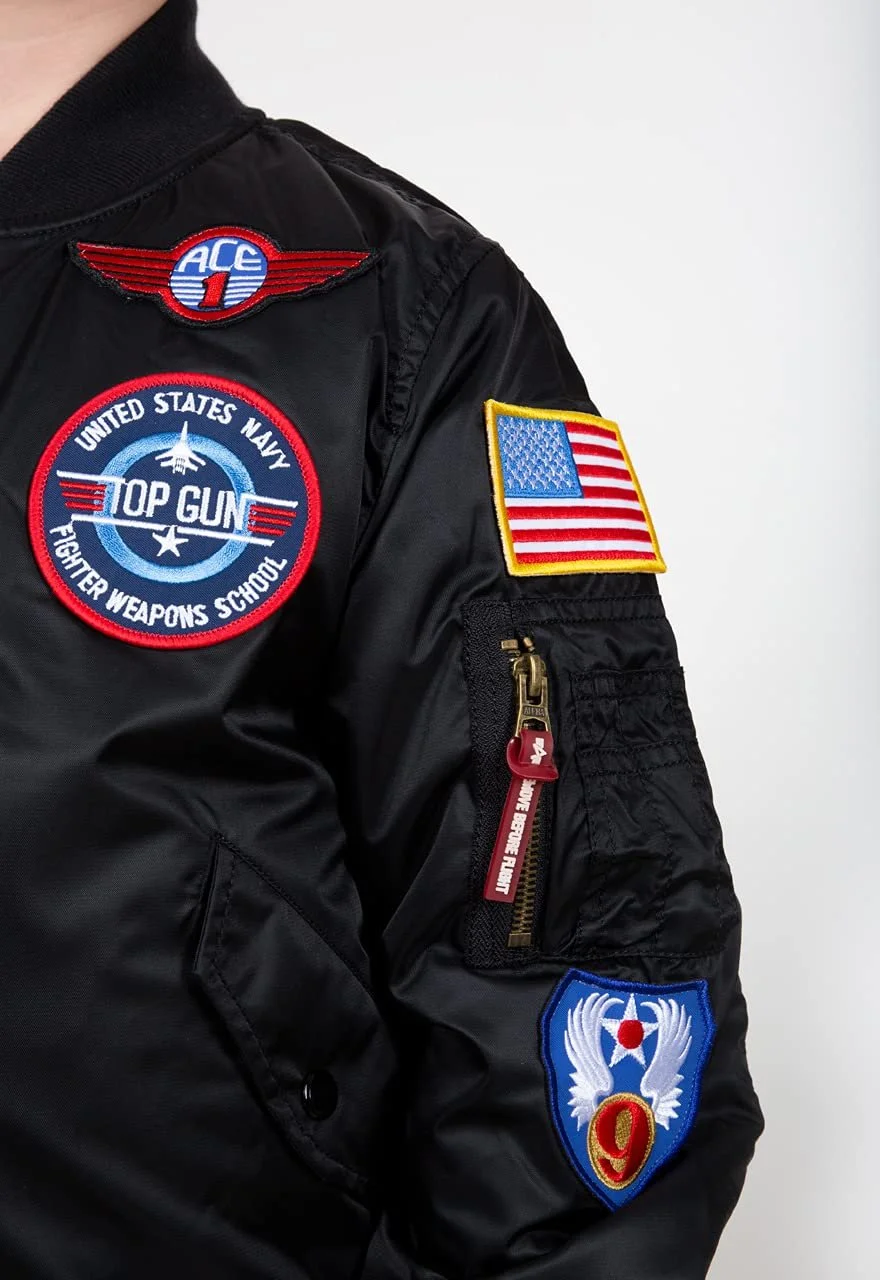 Бомбер ALPHA INDUSTRIES Ma-1 Patch Bomberjacke для дітей, унісекс, фото №4