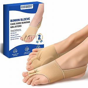 Роздільник для пальців ніг з п'ятковою стрічкою (2 шт.) Без ковзання Захист великого пальця ноги для чоловіків і жінок Підходить для більшості типів взуття Шкіра - Фото 1