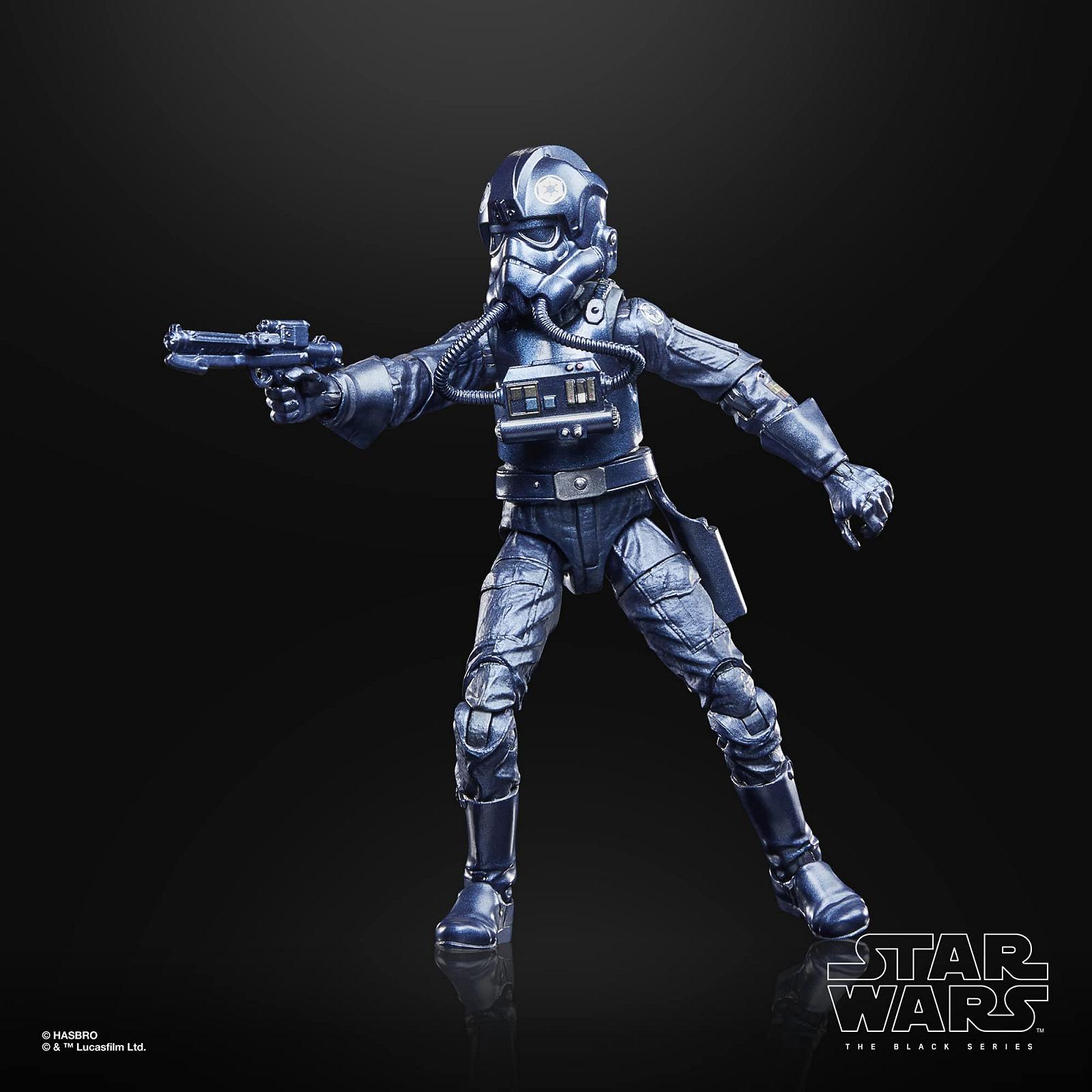 Фігурки Star Wars The Black Series Carbonized Collection Імператорська Королівська Гвардія та Пілот TIE Fighter 15 см (Набір з 2), фото №7