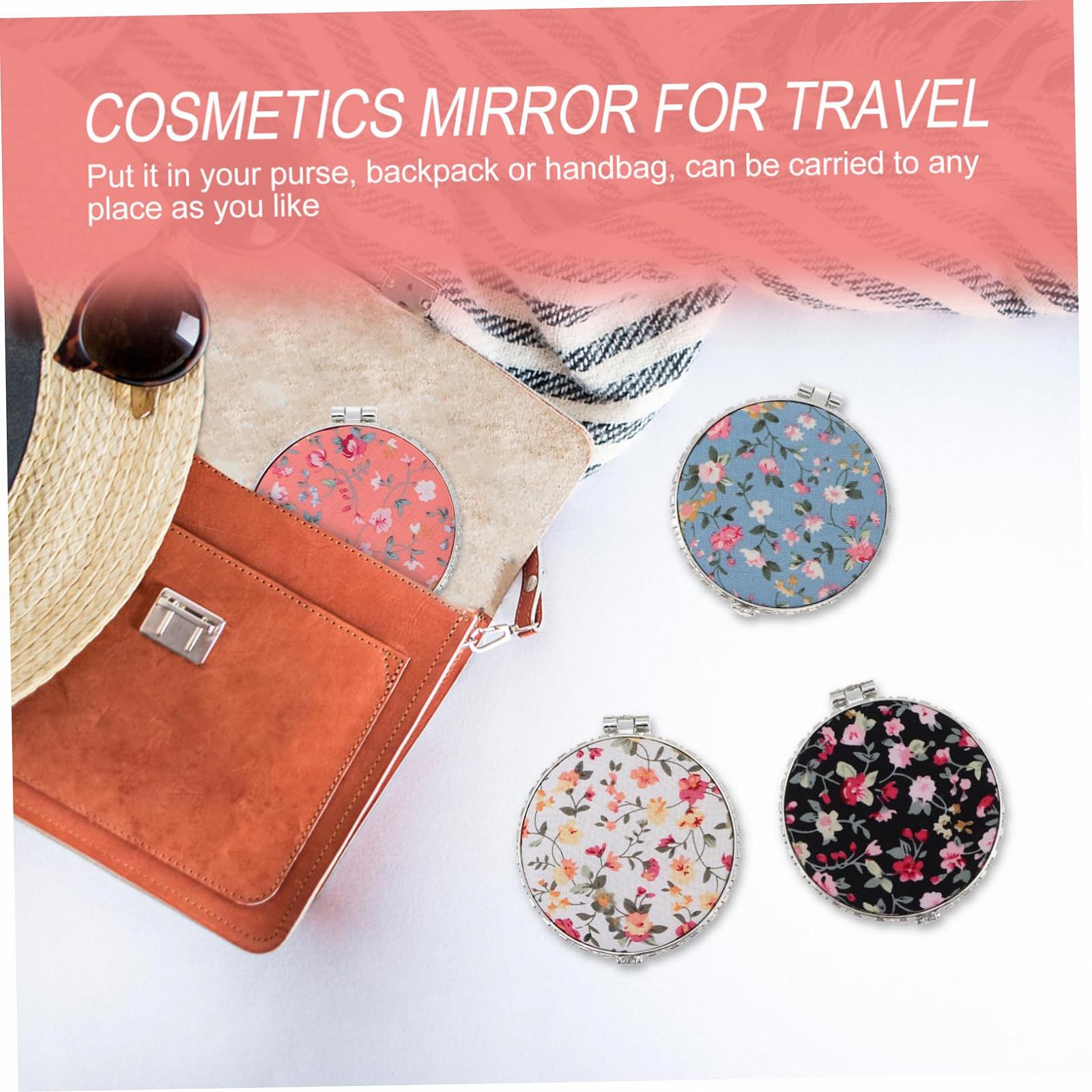 Зеркало Angoily Двухстороннее Мини Тканевая Вышивка Ручное, фото №5 Зеркало Angoily Двухстороннее Мини Тканевая Вышивка Ручное, фото №5