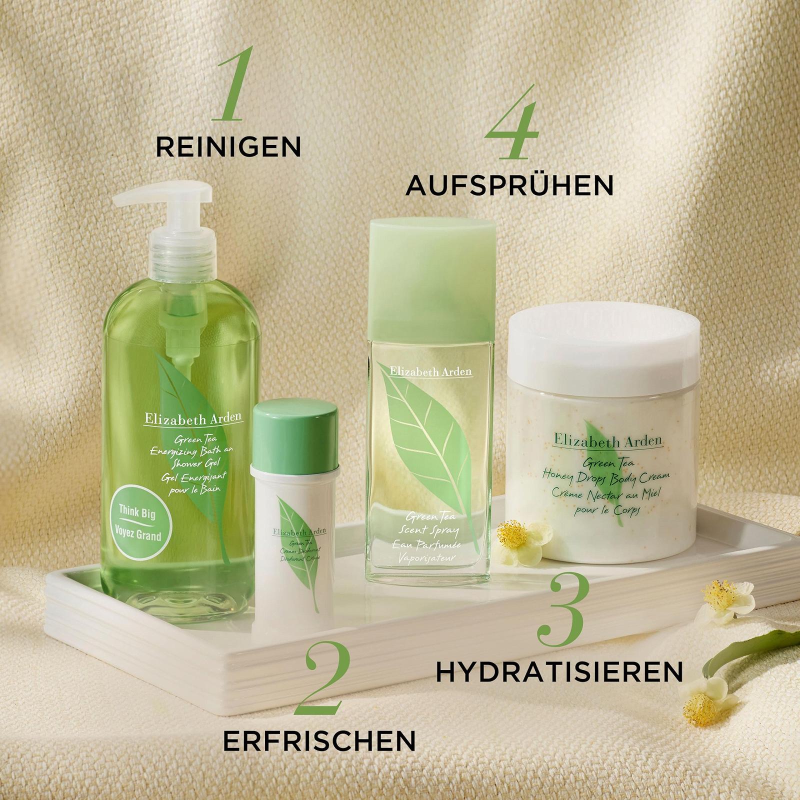 Гель для душа Elizabeth Arden Green Tea Invigorating освежающий цветочно-цитрусовый без мыла 500 мл, фото №7