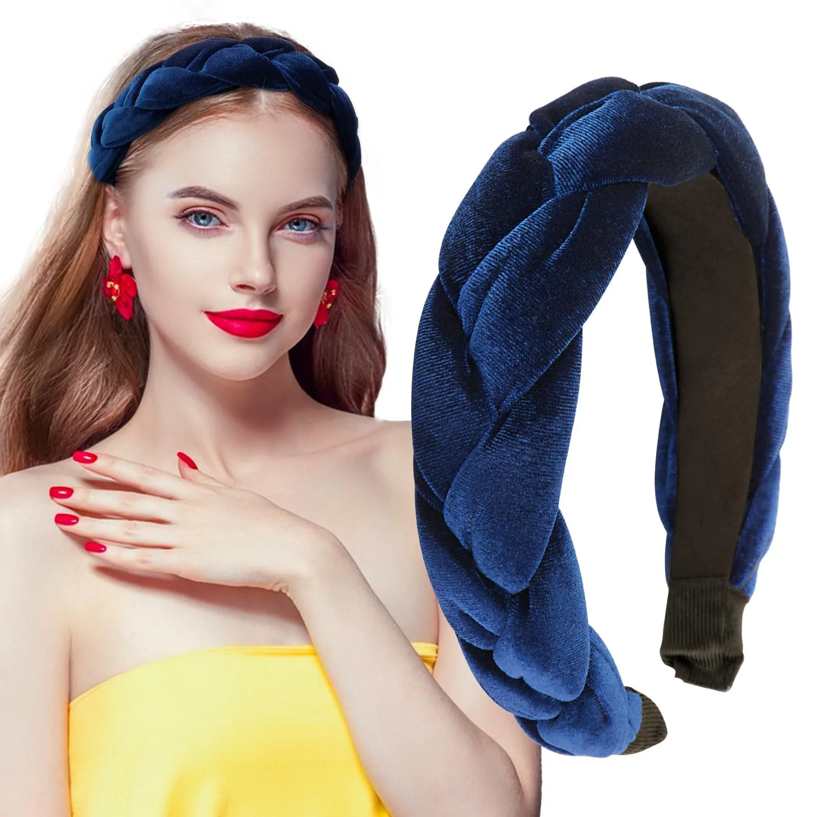 Обруч для волос бархатный BETESSIN, фото №1