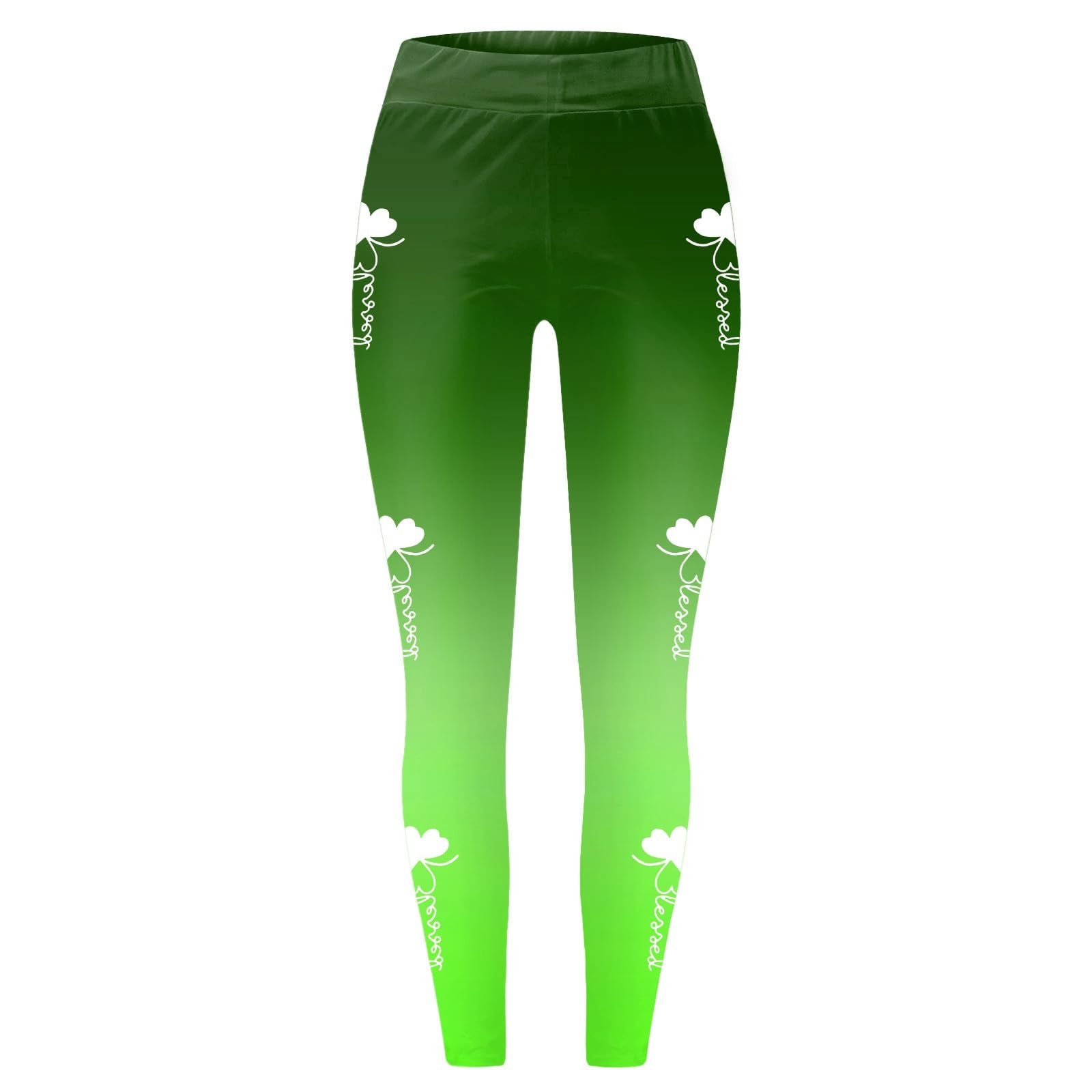 Легінси Generisch St. Patrick's Day, з принтом, Для йоги, непрозорі, облягаючі, спортивні, фото №5