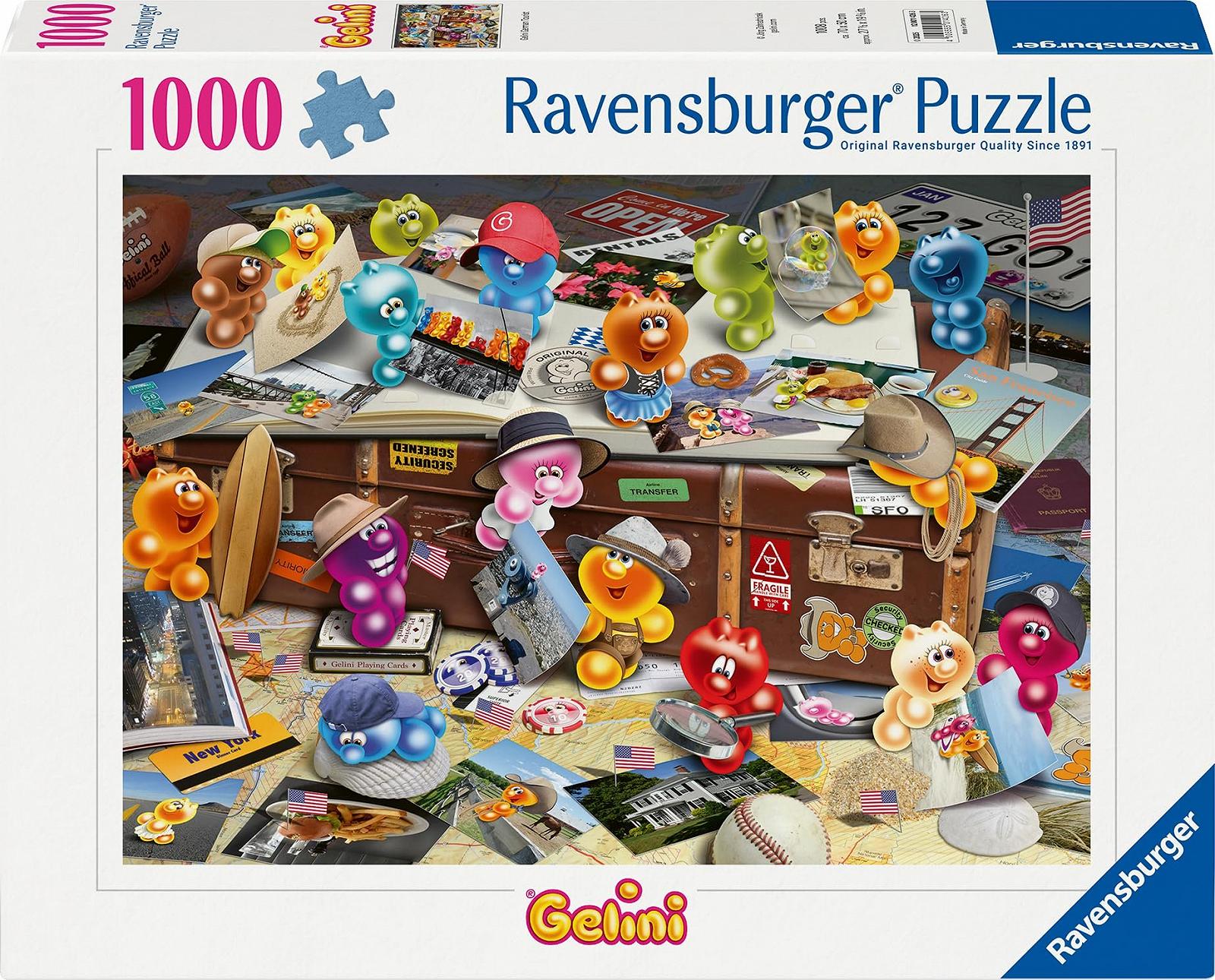 Пазл Ravensburger 12001426 Gelini German Tourist 1000 елементів, фото №2