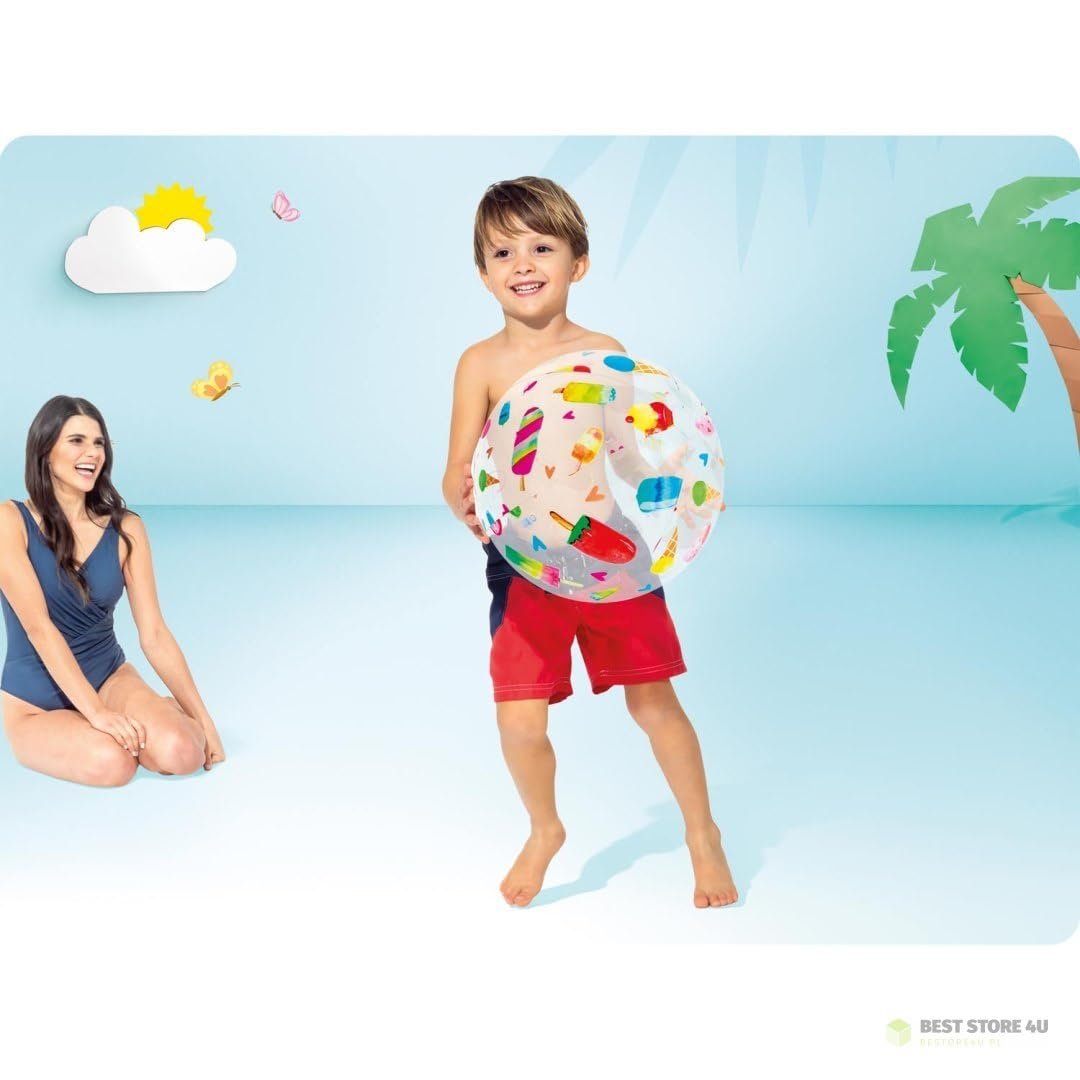 М'яч Intex Kileria INX59040 з принтом, 51 см, фото №5