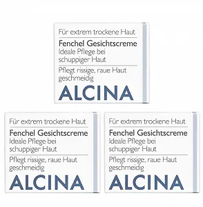 Денний крем Alcina T Fennel Face Cream Nourishing для шкіри, що лущиться, 100 мл упаковка з 3 шт 300 мл - Фото 1