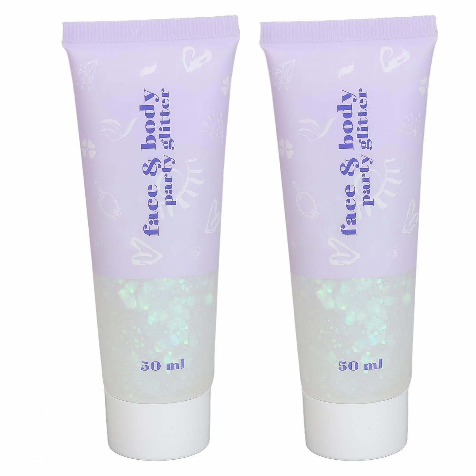 Гель-блискітки для тіла 50 мл Білі (06 White) 2 шт., фото №6 Гель-блискітки для тіла 50 мл Білі (06 White) 2 шт., фото №6