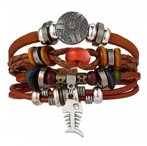 Набір браслетів з екошкіри Риба - Фото 1