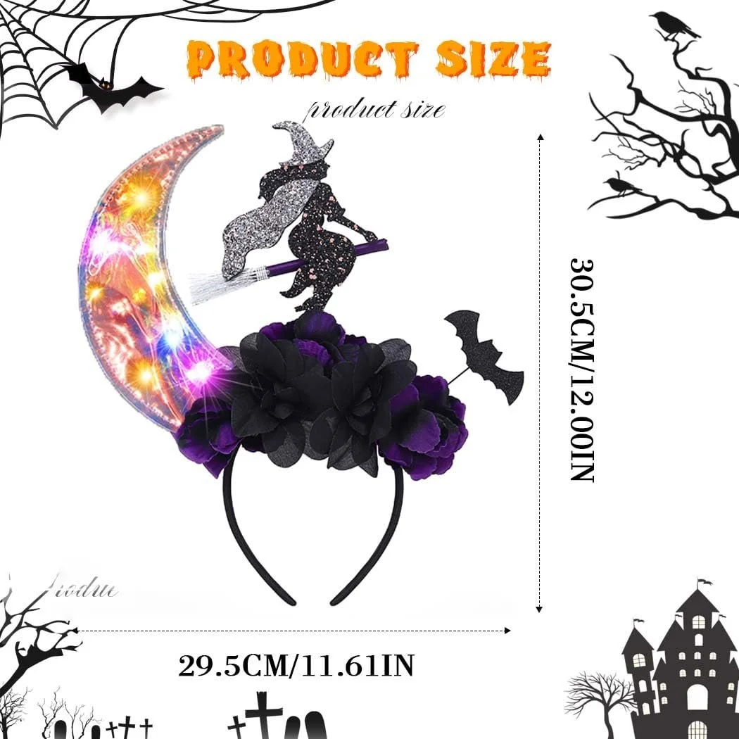 Хелловінський світлодіодний обруч Reaky, фото №6